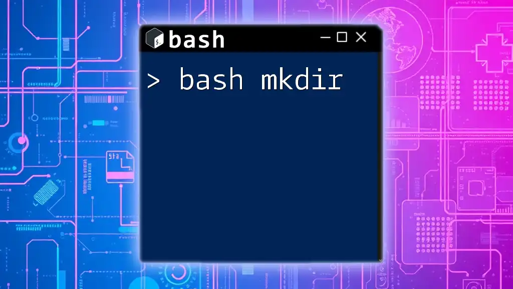 Mastering bash mkdir -p for effortless directory creation