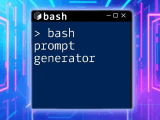 Crafting Your Bash Custom Prompt A Quick Guide