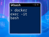 Docker Run Entrypoint Bash A Quick Guide