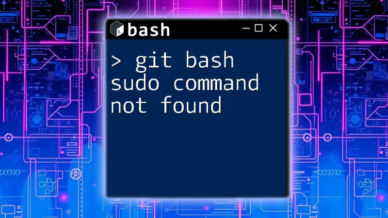 Git Bash Sudo Command Not Found A Quick Fix Guide - Download Classic Sunset Art | 8K