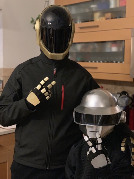 Us in our finished costumes
