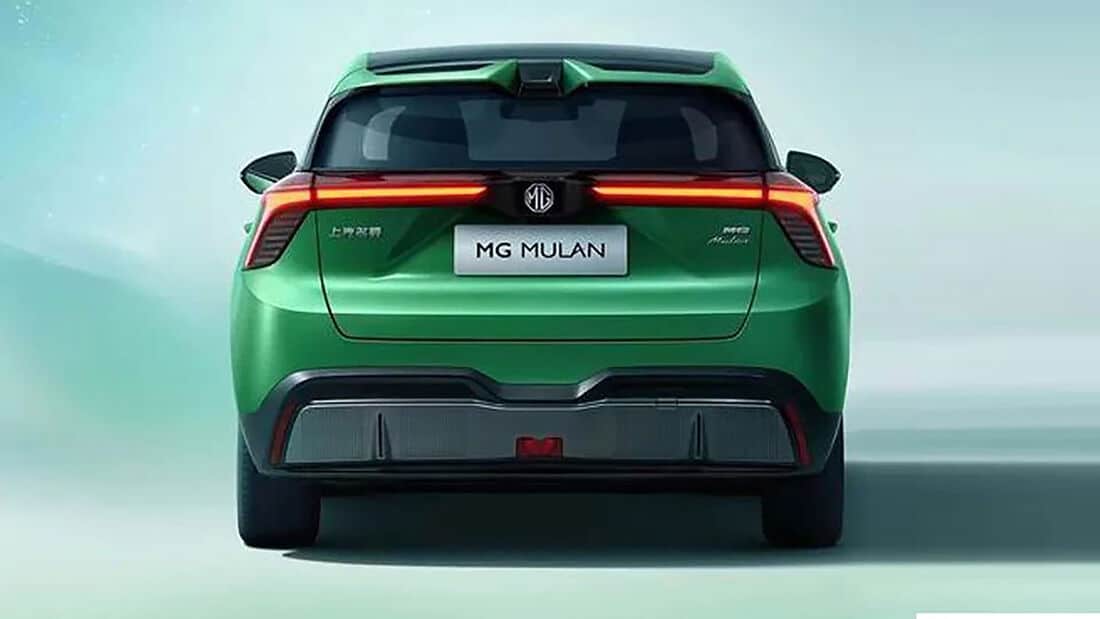 Mg4: mg motor shows first teaser of the compact e-car mulan