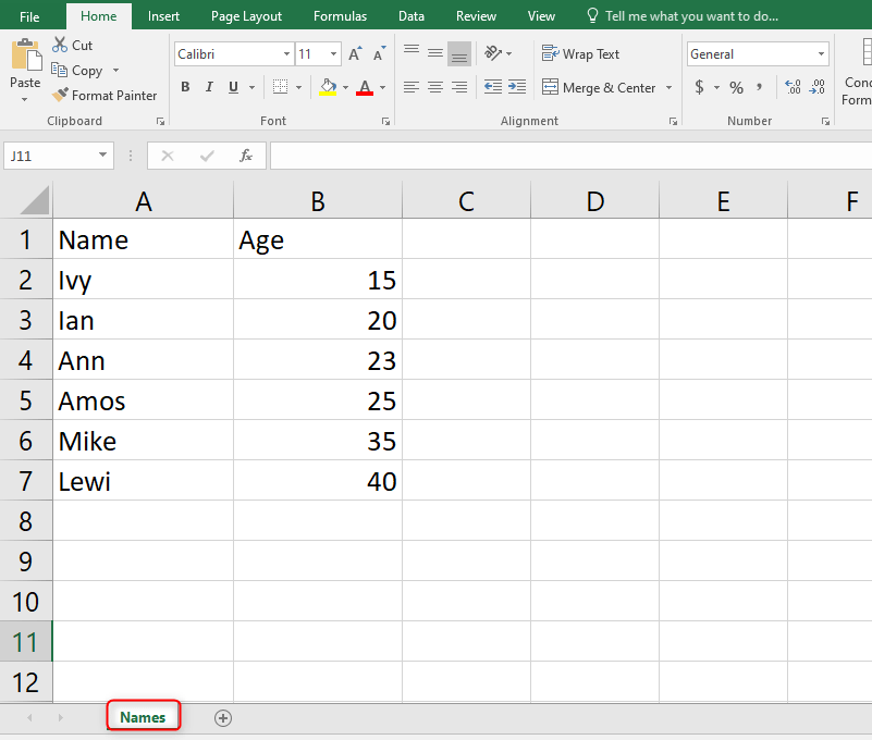 working with a worksheets and its data basic excel tutorial
