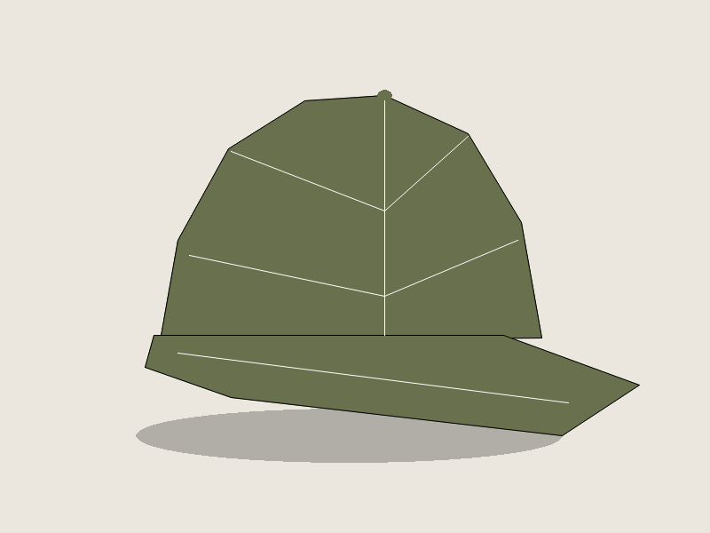 Solid Olive classic cotton baseball cap