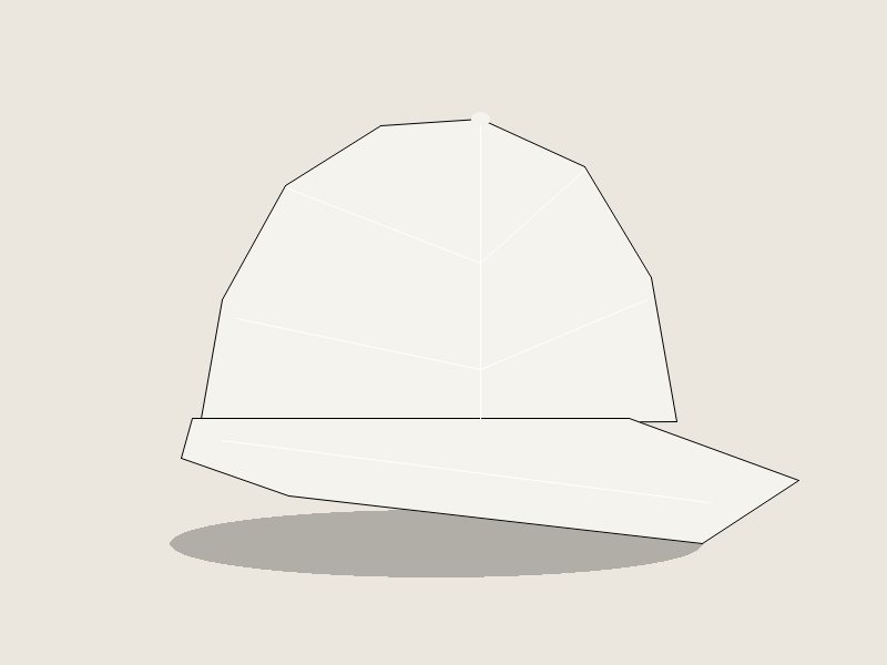 Solid White classic cotton baseball cap
