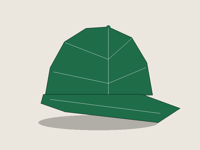 Solid Emerald performance baseball cap