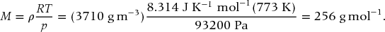 numbered Display Equation