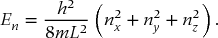 numbered Display Equation