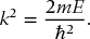 numbered Display Equation