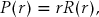 numbered Display Equation
