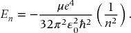 numbered Display Equation
