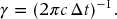 numbered Display Equation