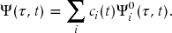 numbered Display Equation