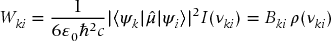 numbered Display Equation