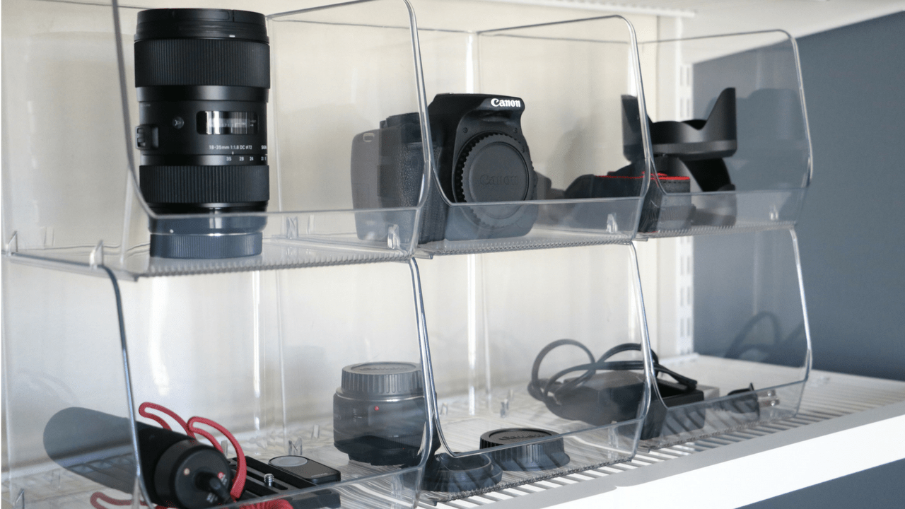 Easy Camera Equipment Organization! Basilchic