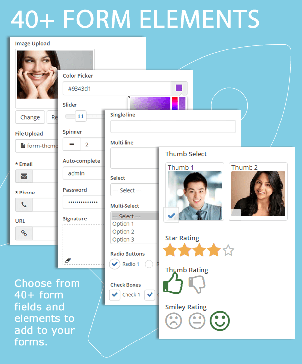 NEX-Forms - The Ultimate WordPress Form Builder - 40 plus form elements and form fields