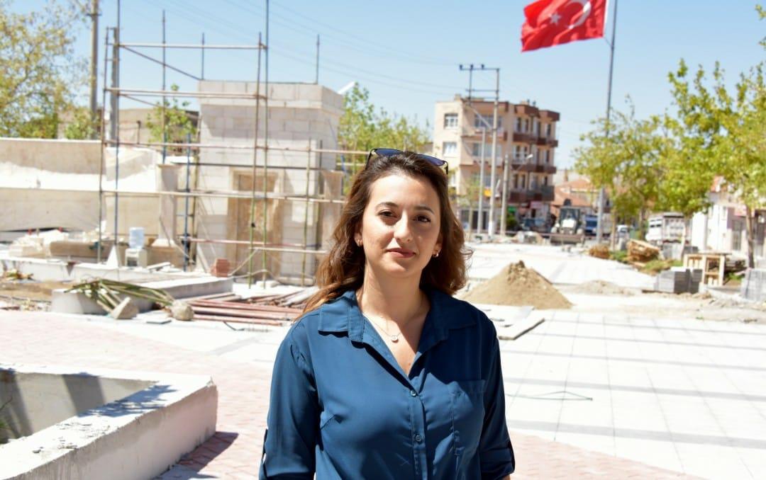 Helvacı Tarihi Kent Meydanı’nda Çalışmalar Sürüyor