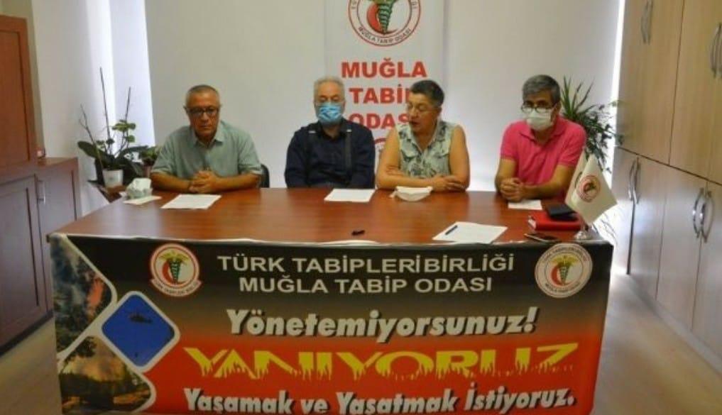 TTB ve Muğla Tabip Odası’ndan Yangın Değerlendirmesi: Yönet(e)meme Salgında Olduğu Gibi Yangınlarda da Görülüyor