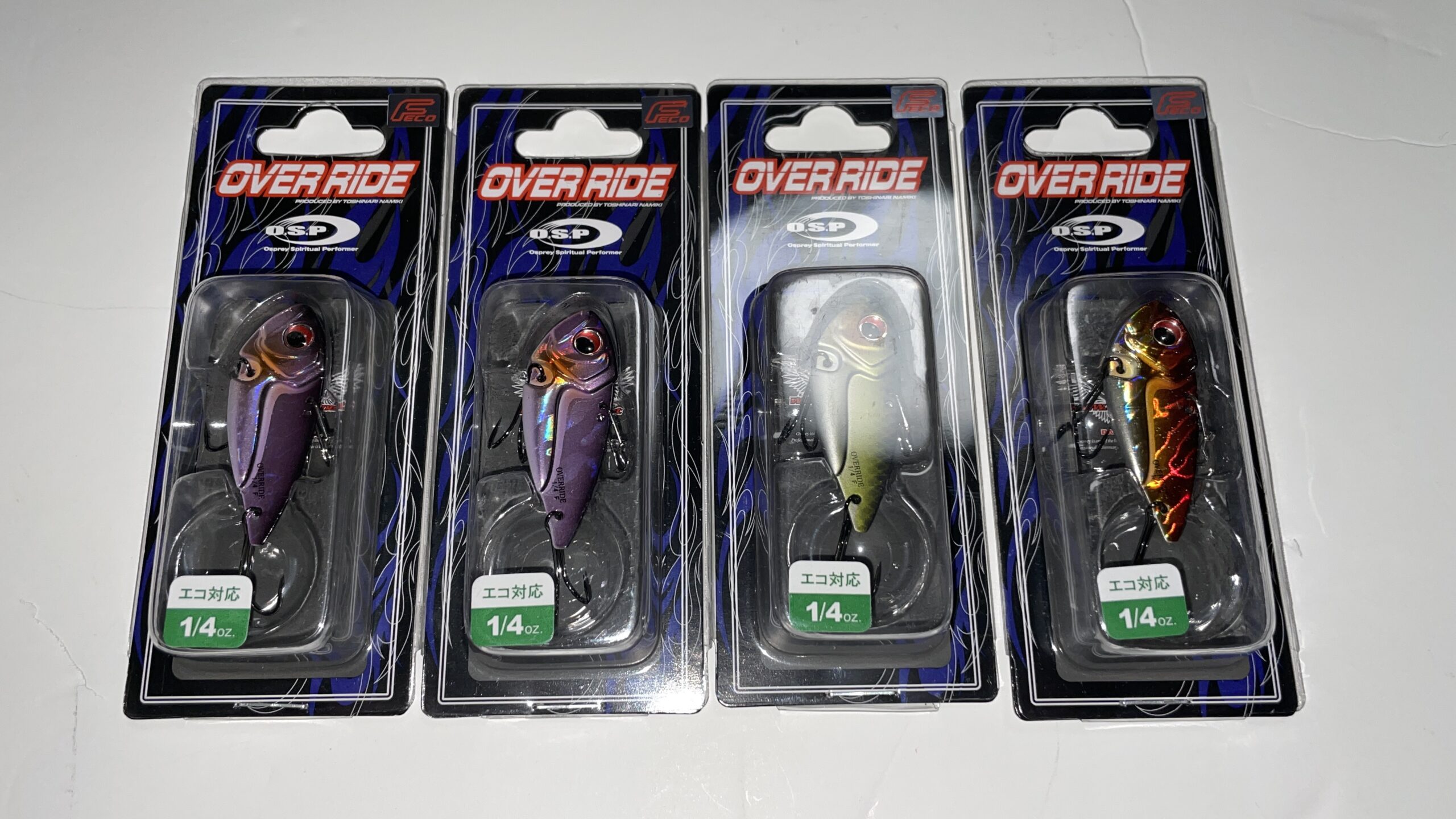 ＯＳＰ　オーバーライド　１／４　８個セット OVER RIDE | BASS | O.S.P,Inc. | ルアーフィッシングメーカー