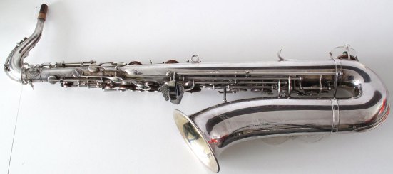Hammerschmidt Klingsor sax, tenor saxophone, German, vintage, silver plated,