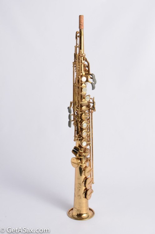 superba sop 84911 soprano saxophone, vintage German sax, H. Couf Superba I soprano sax, Julius Keilwerth saxophone, stencil sax,