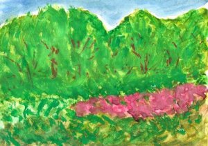 Рисунки, нарисованные красками 2