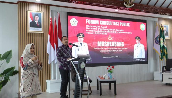 Wali Kota Lhokseumawe Buka Forum Konsultasi Publik RPJMK 2025–2029 dan Musrenbang RKPK 2026, Ini 15 Program Unggulannya