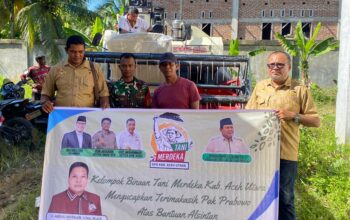 Tani Merdeka Apresiasi Bantuan Combine Harvester dari Kementan