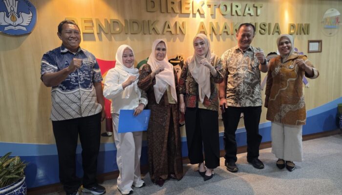 Bunda PAUD Kota Lhokseumawe Audiensi ke Direktorat PAUD, Bahas Program Kerja hingga Percepatan Wajib Belajar 13 Tahun