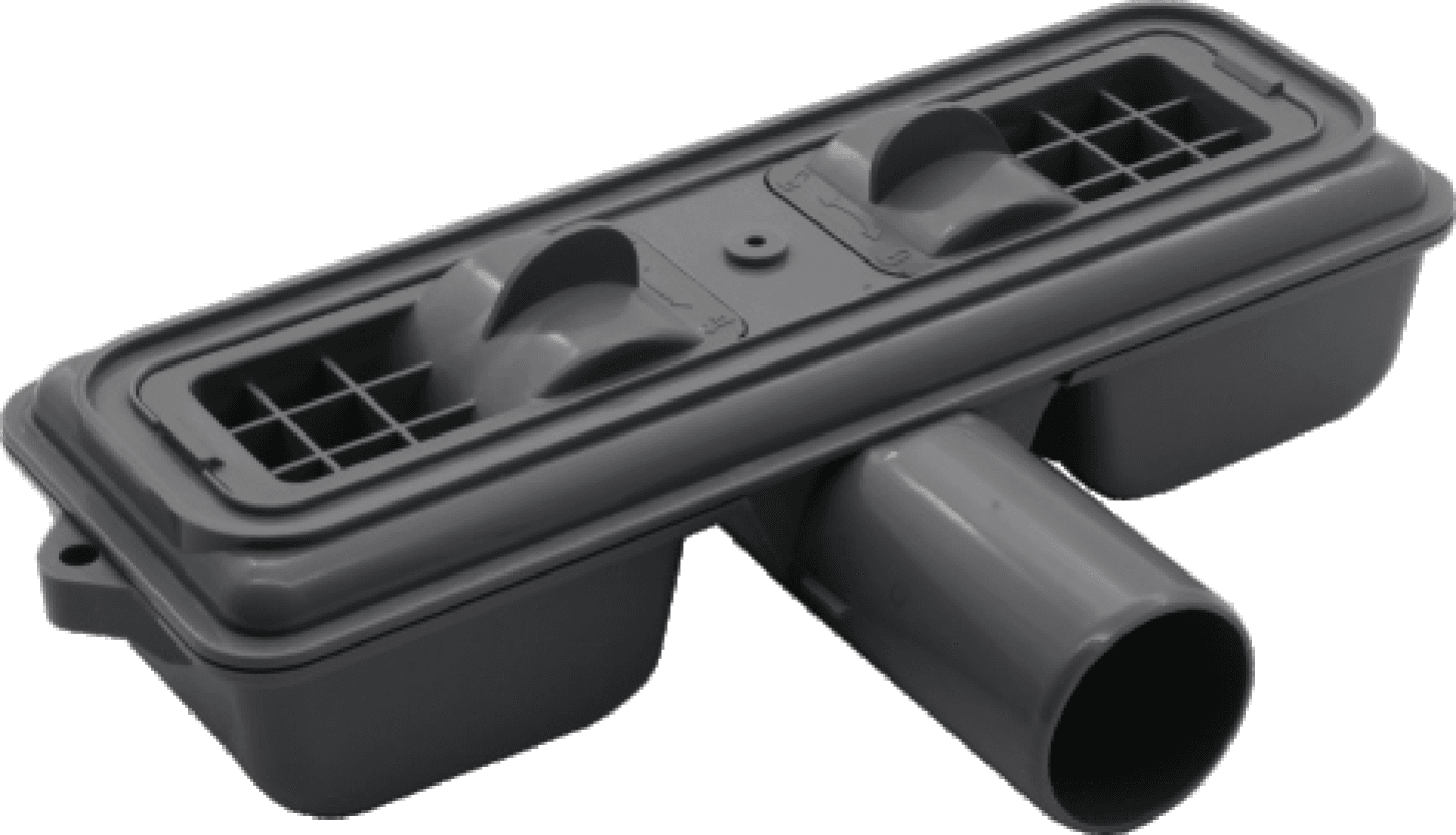PP square floor drain