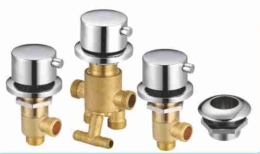 BY-1033 Bathtub Control Valve with Mushroom Cap Handles