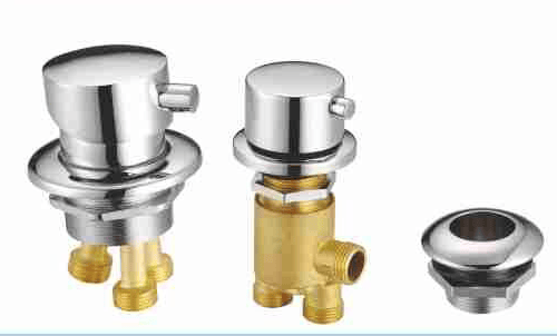 BY-1041 Bathtub Control Valve with Round Dome Caps