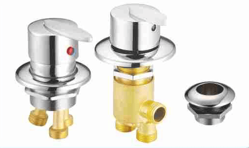 BY-1023 Bathtub Control Valve with Indicator Round Caps