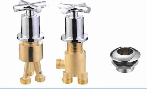 BY-1077 Bathtub Control Valve with Cross Handles