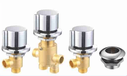 BY-1073 Bathtub Control Valve with Smooth Cylinder Caps