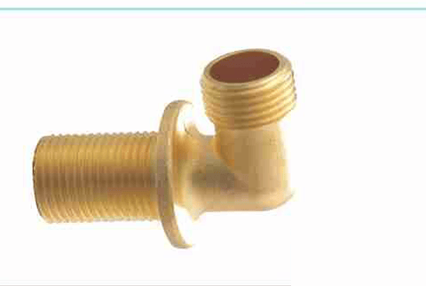 BY-3058 Brass Elbow Fitting with Hex Nut