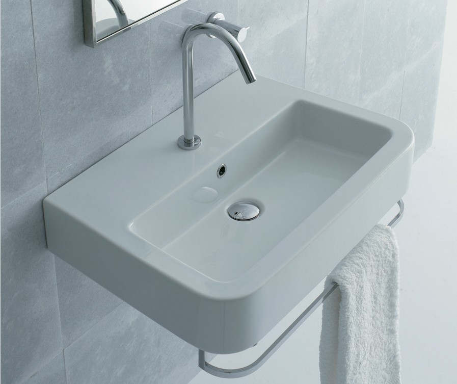 Adella Corner Wall-Mount Bathroom Sink - Bathroom
