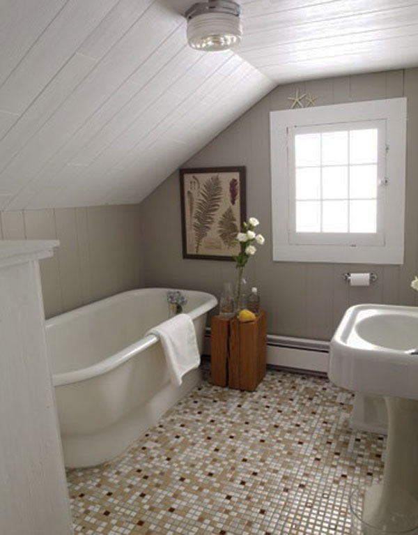 This means it isn't the best idea just to go with whatever material is least expensive because it may end up falling apa. Bathroom With A Slanted Ceiling Baththings Uk