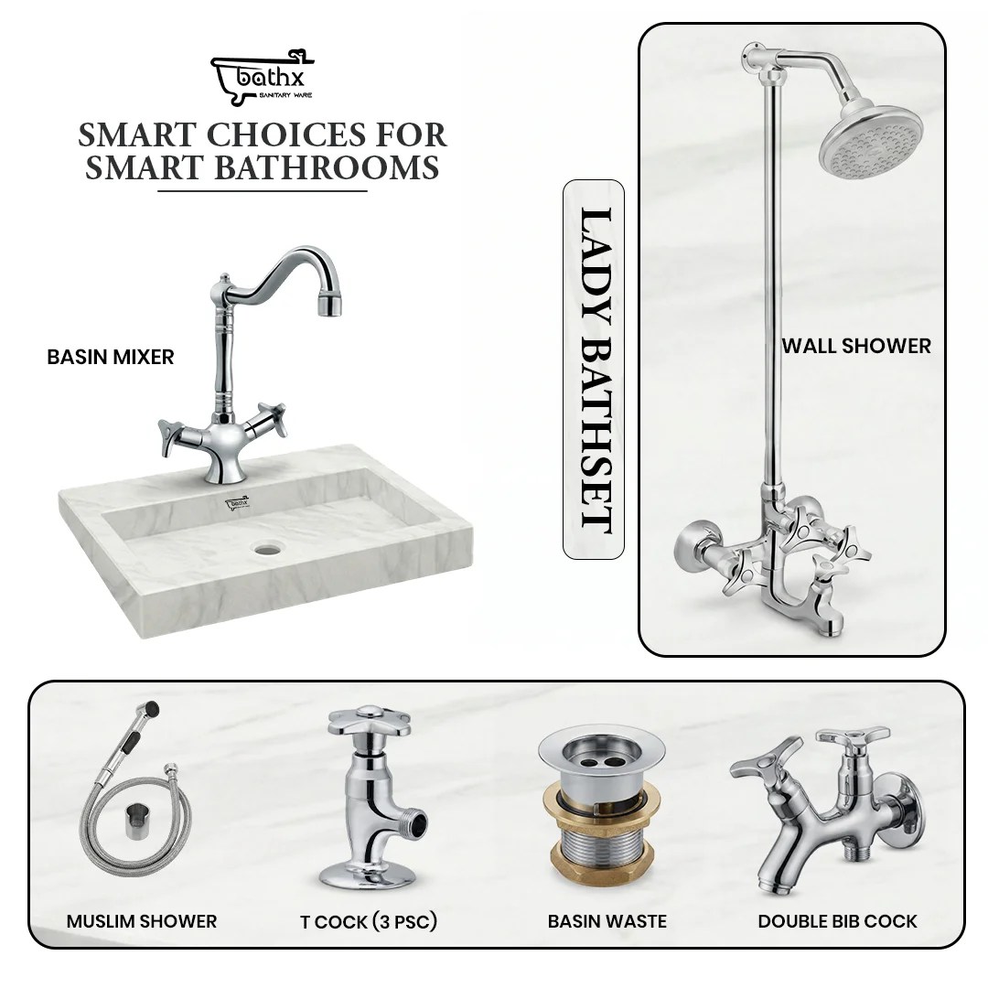 Lady Bath Set | Bathx Sanitaryware