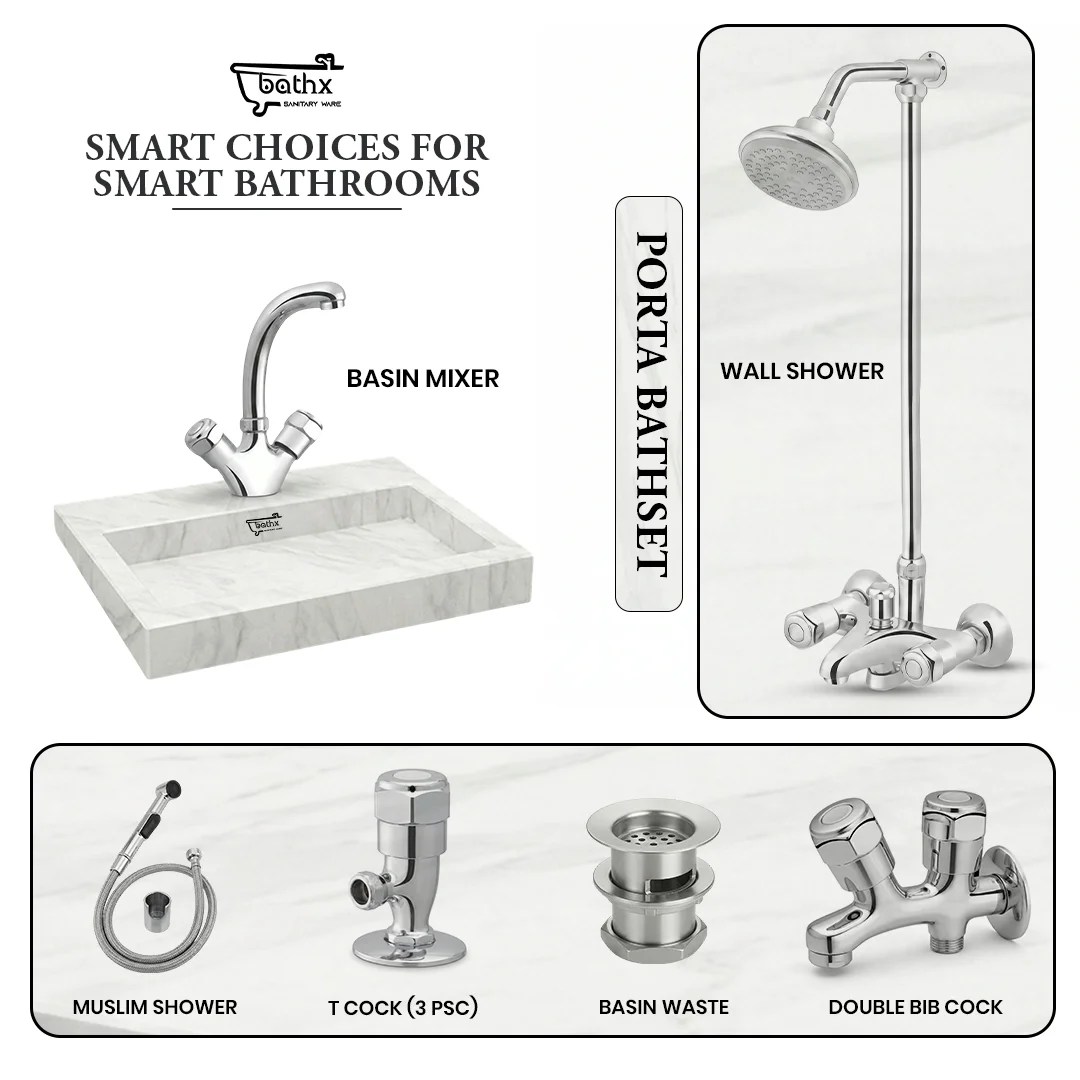 Porta Bath Set | Bathx Sanitaryware