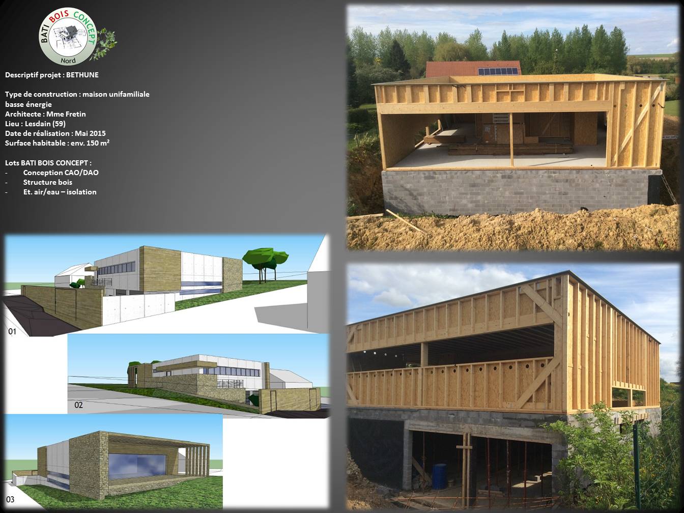 Bati Bois Concept Nord Constructeur De Maisons Passives En Bois