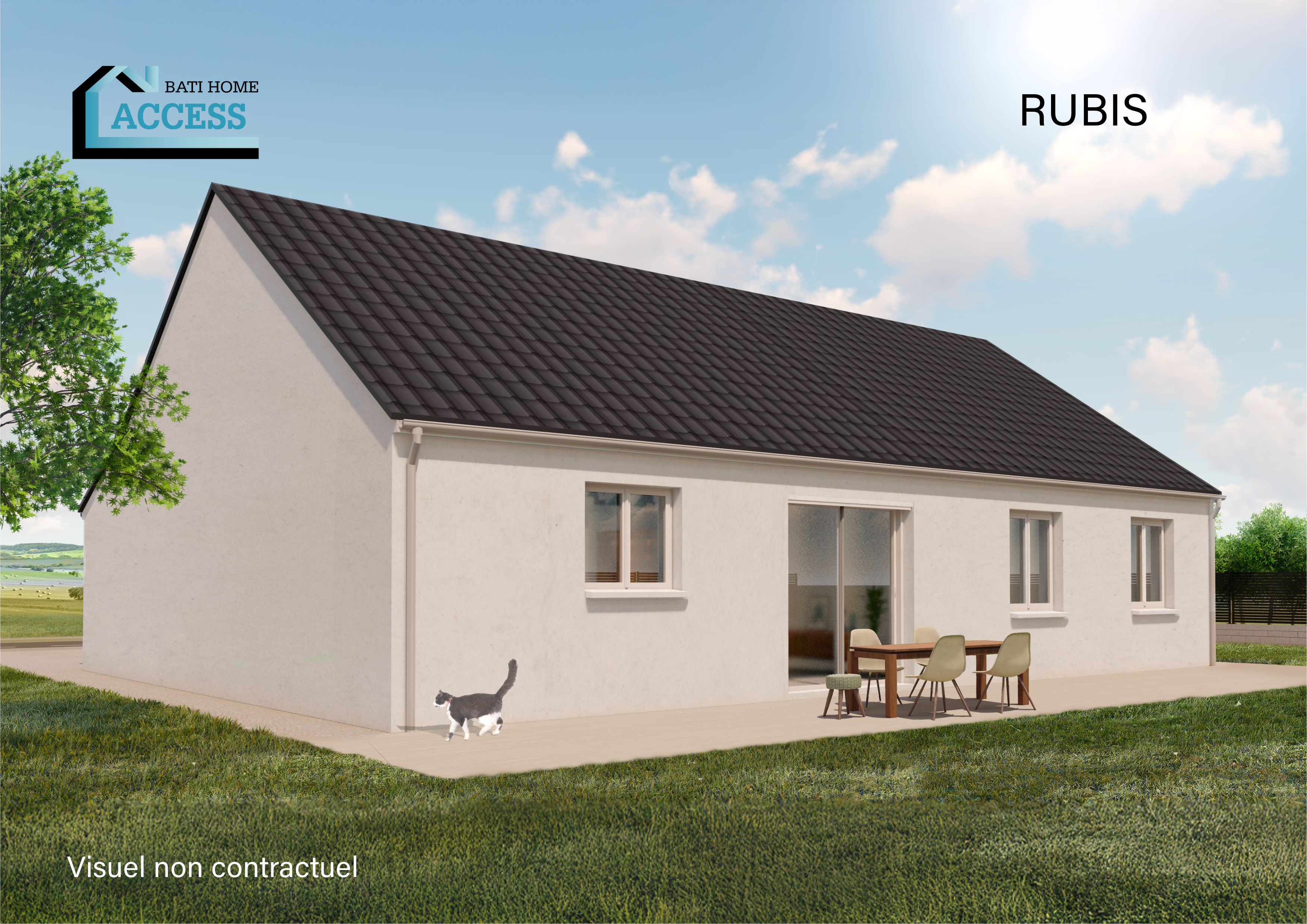 Maison Rubis - facade arriere