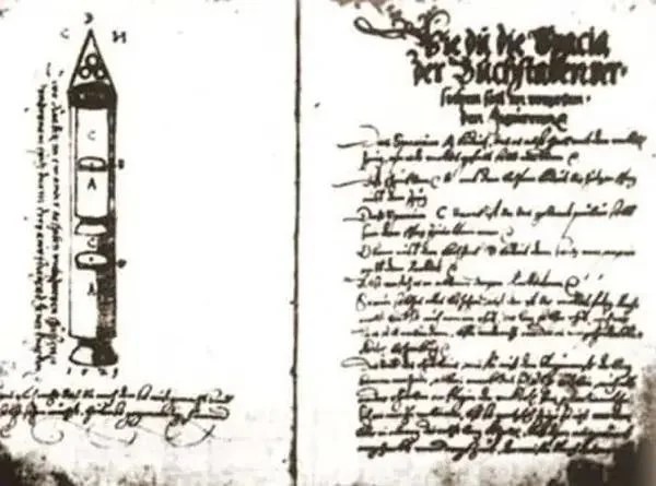 Manuscris vechi de 500 de ani: un inginer din secolul al XVI-lea a descris rachete în trei etape și un zbor către Lună