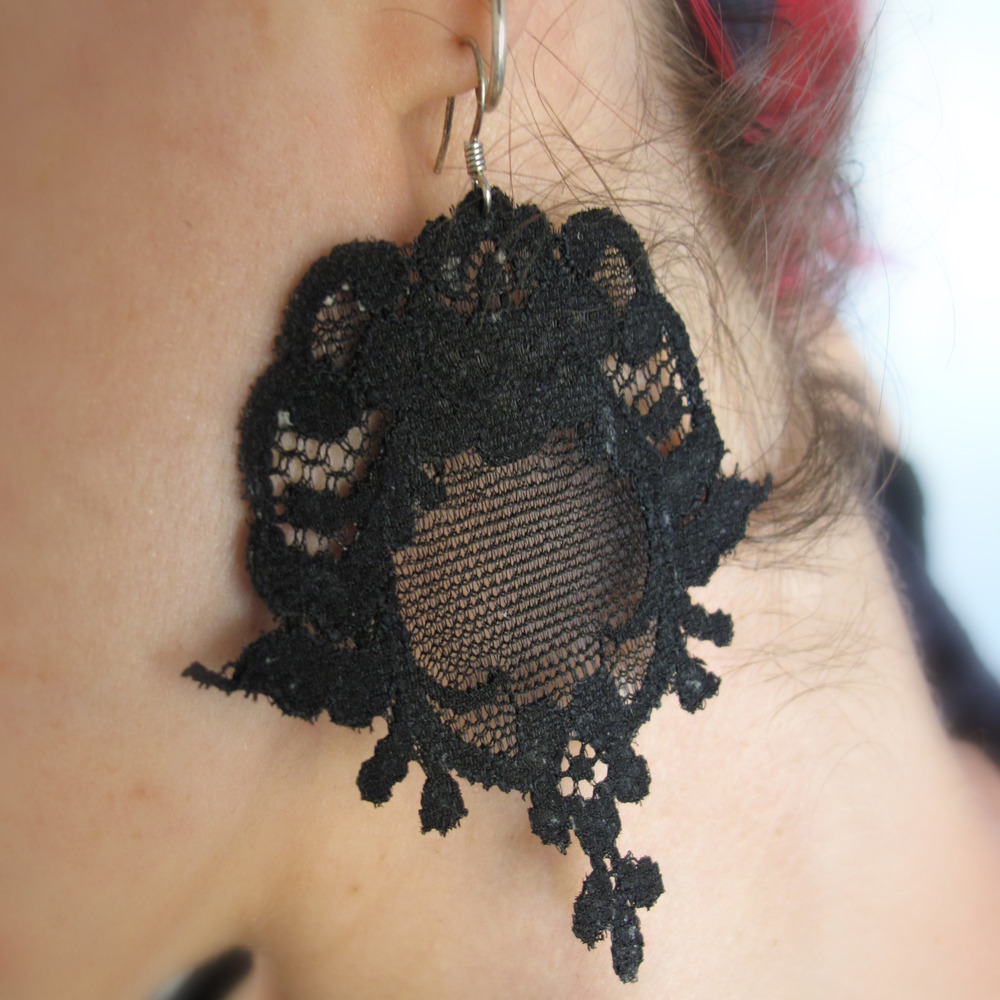 Lace Earrings Tutorial