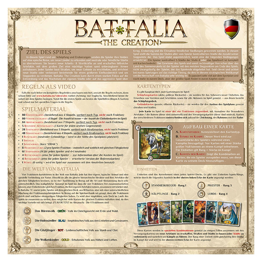 BATTALIA - RULEBOOK OLD - GERMAN - WEB v1.1