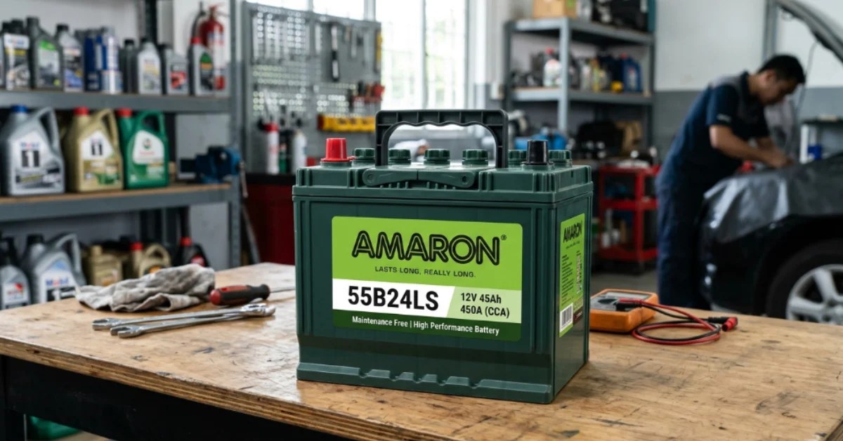 Amaron 55B24LS Battery