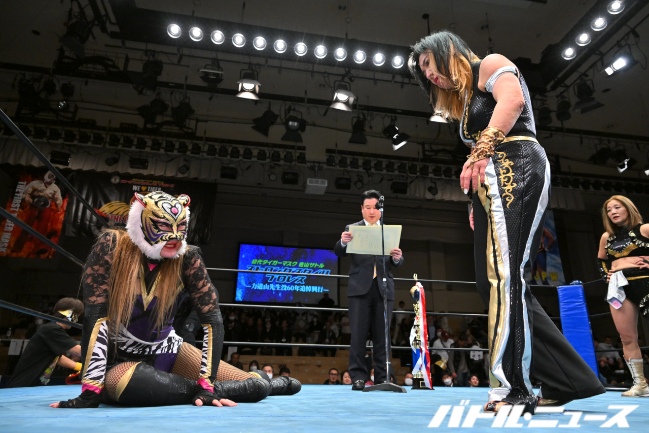 試合詳細】12・7 ストロングスタイルプロレス後楽園ホール大会 【SSPW女子タッグ】ジャガー横田&藪下めぐみvsタイガー・クイーン&梅咲遥 【レジェンド】間下隼人vs関根“シュレック”秀樹 スーパー・タイガー&船木誠勝vs村上和成&澤田敦士