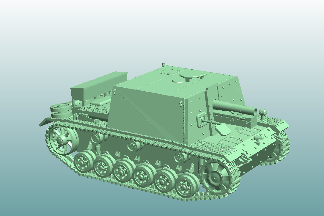 Sturm-Infanteriegeschütz 33B StuIG 33 B versione chiusa in kit
