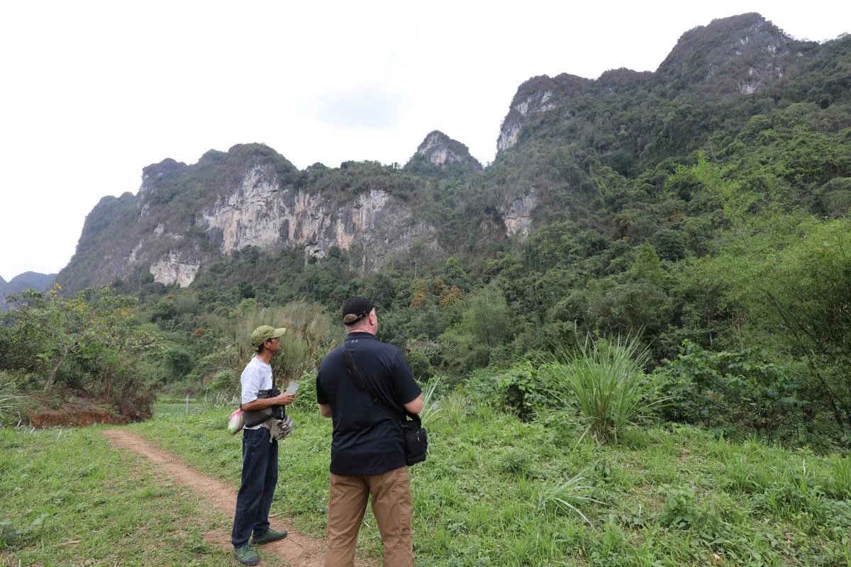Battle of RC4, Cao Bang Ridge Disaster. Coc Xa limestone cliffs