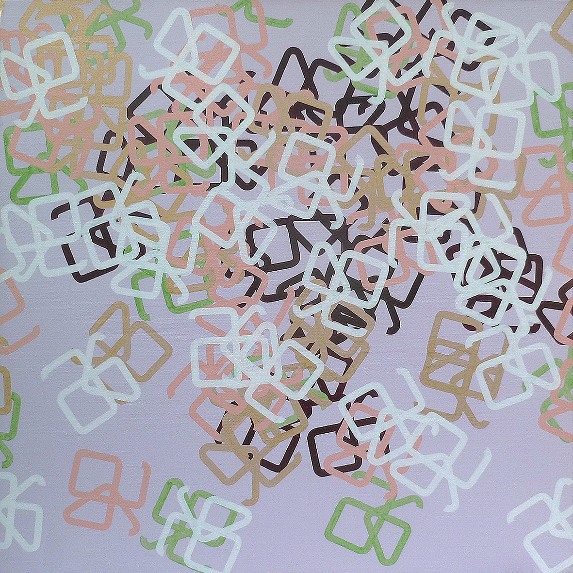 Acrylique sur toile 80 x 80 cm